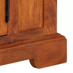 Mobile TV Miele in Legno Massello di Acacia, Legno Ingegnerizzato Medio