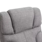Sedia Comoda Extra Larga con Altezza Regolabile, Sedia da Ufficio Ergonomica con Braccioli Imbottiti, Sedia Criss Cross per Casa, Ufficio